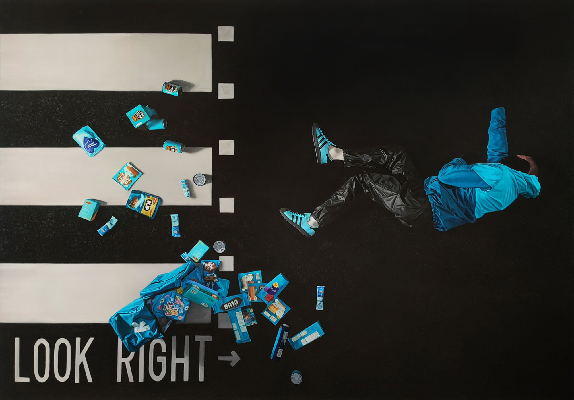 Look right, 2023 , huile sur toile, 185 x 260 cm.jpg